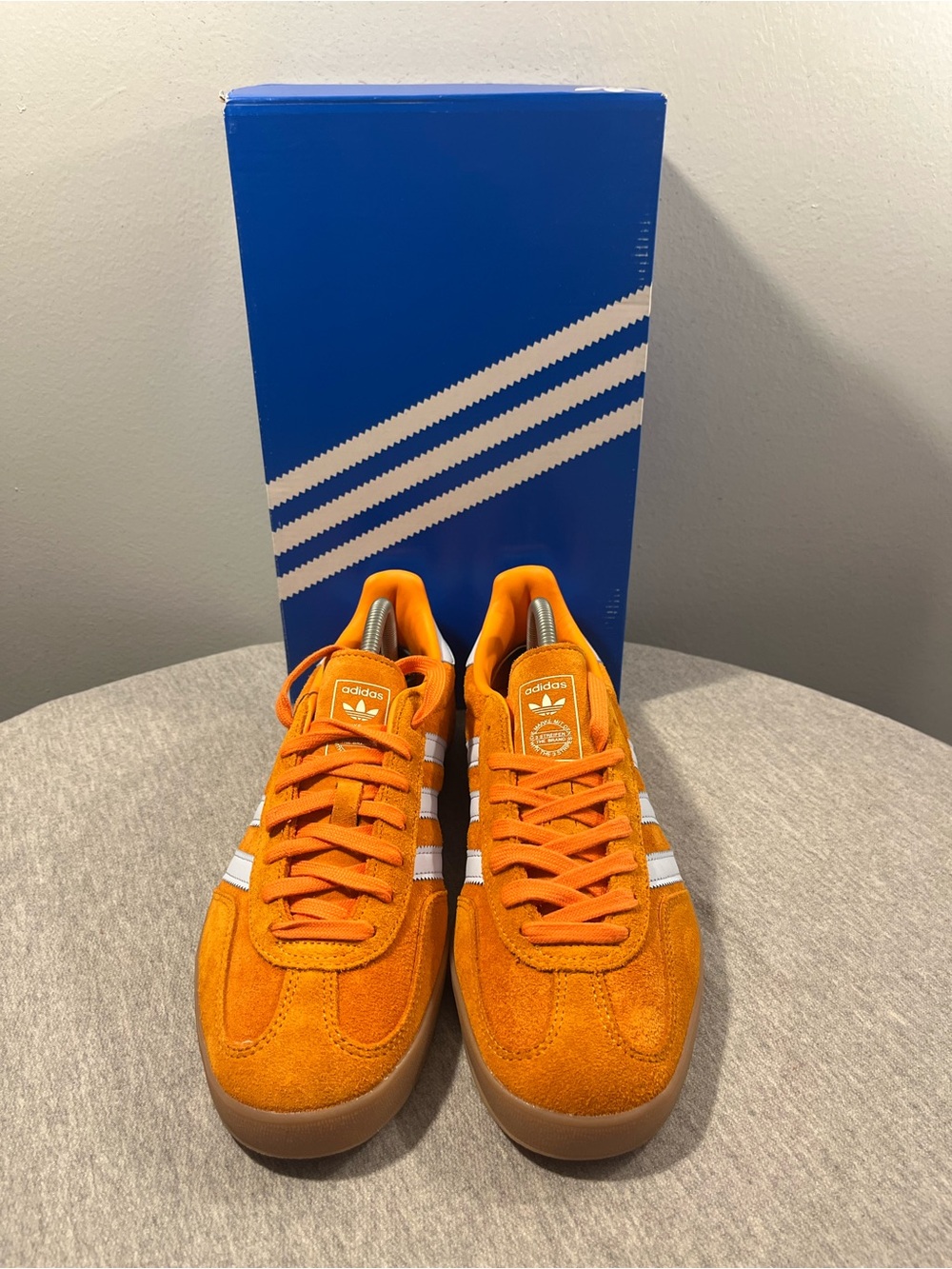 Adidas Gazelle Indoor Unity Orange Crystal Sky Supplier Colour Men Size 9 IH9640 - Picture 3 of 12